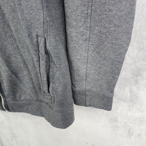 Mens Charcoal Gray ISDA & Co Hoodie Jacket Full Zip Long Sleeve Size XL - Picture 5 of 9